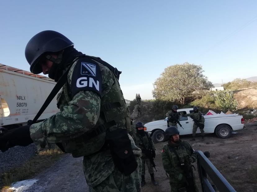 Guardia Nacional frustra asalto al tren en Cañada Morelos