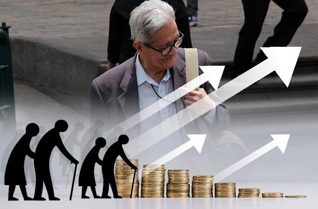 Más del 50% de pensionados apenas recibe 5 mil pesos al mes