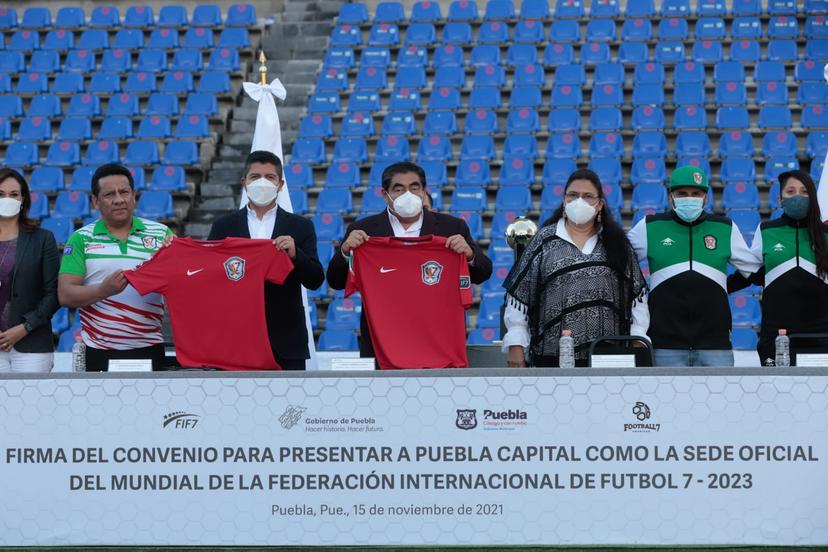 Puebla capital será sede del Mundial de Fútbol 7 en 2023