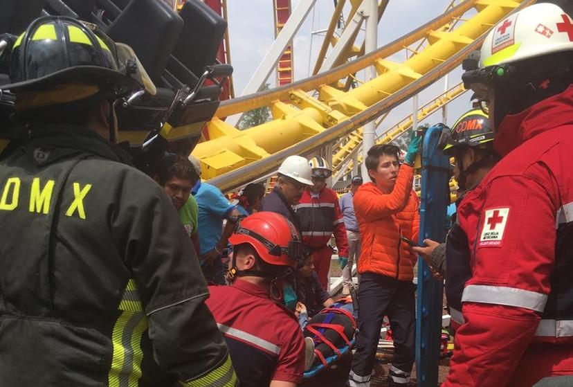 2 muertos y 5 heridos en accidente en la Feria de Chapultepec
