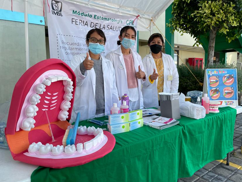 Realiza IMSS Puebla Feria de la Salud