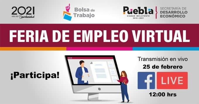 Ayuntamiento de Puebla hará feria del empleo virtual con más de 600 plazas