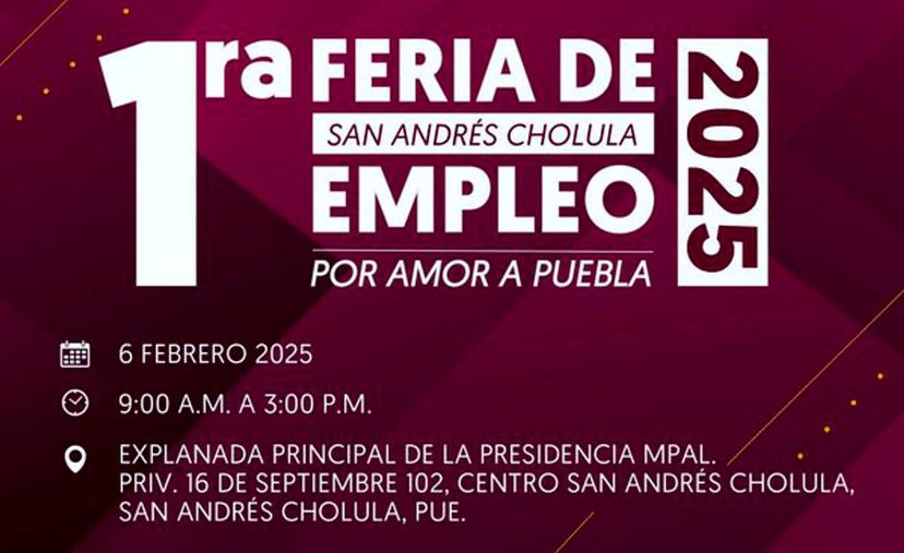 Con gran respuesta se realizó Feria del Empleo en San Andrés Cholula