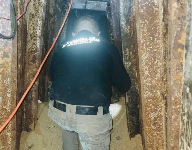 Al perseguir a hombre armado, descubren narco túnel en Tijuana