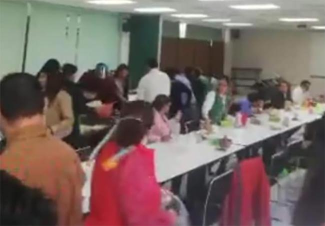 Sin sana distancia hacen fiesta mexicana en la Universidad Tecnológica de Huejotzingo