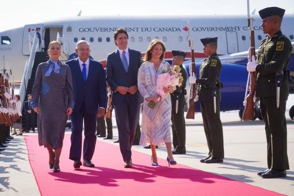 VIDEO Justin Trudeau arribó al Aeropuerto Internacional Felipe Ángeles