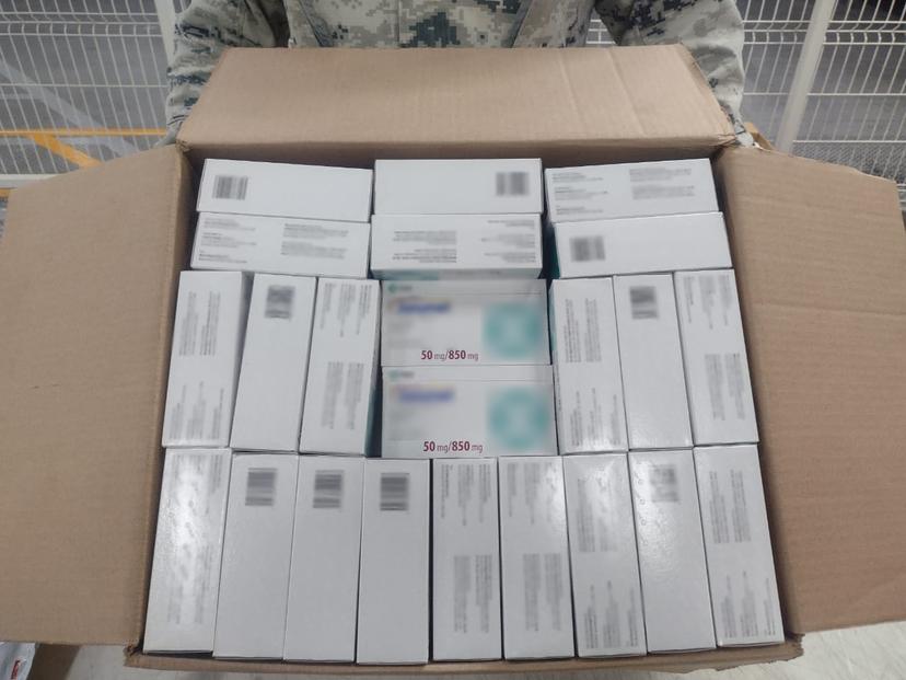 Guardia Nacional intercepta envío de casi 9 mil tabletas en Querétaro