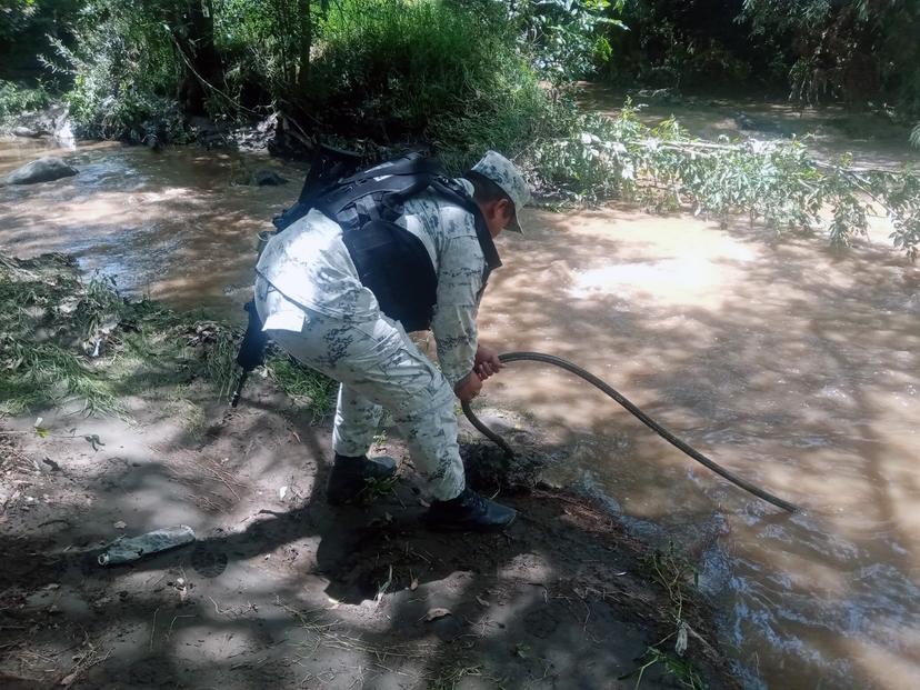 En Puebla, Guardia Nacional localiza tomas clandestinas para la sustracción ilegal de combustible