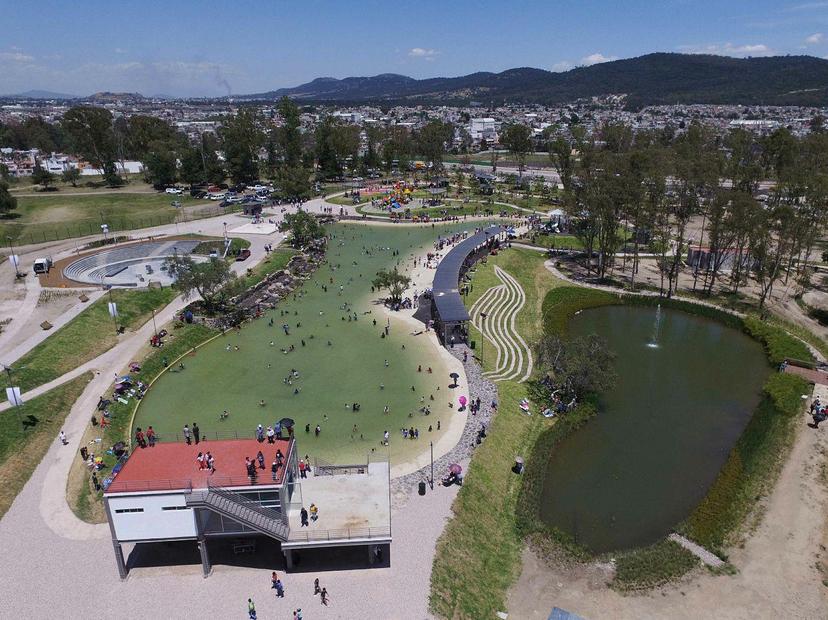 Con inversión de 324 mdp, inaugura Gali el Parque Amalucan