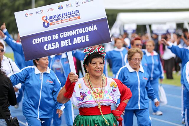 Gali inaugura Juegos Estatales de Adultos Mayores