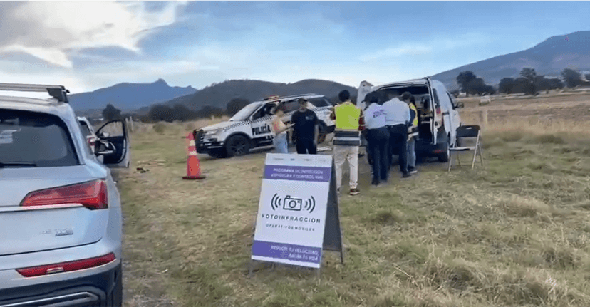 VIDEO Tlaxcala aplica Operativo Foto Multas en el libramiento a Tlaxco