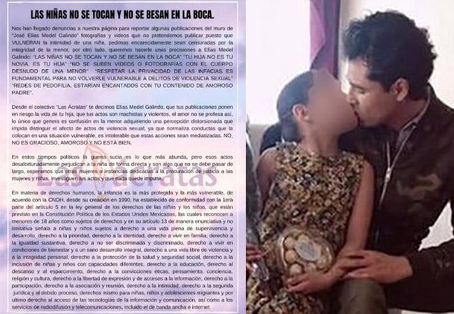 Colectivo critica a aspirante que exhibió fotos besando a su hija