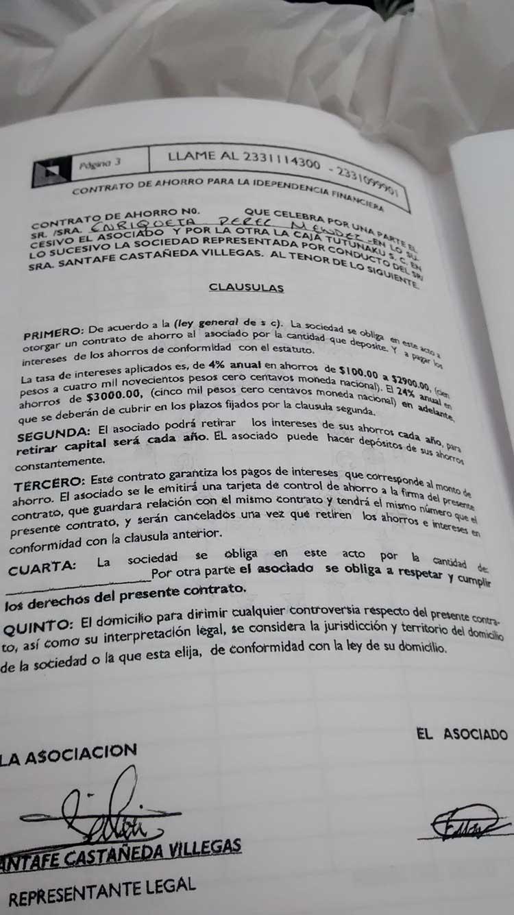 Cooperativa defrauda a 300 en región de Zacapoaxtla