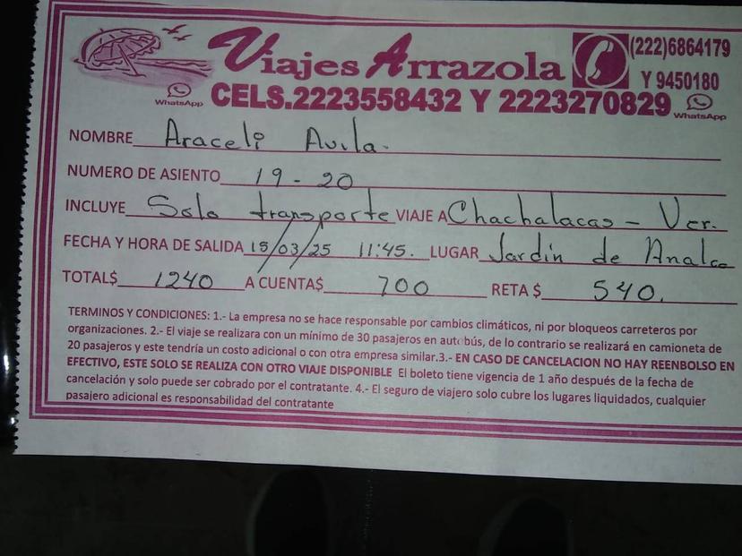 Poblanos alertan para que no se dejen estafar por Viajes Arrazola