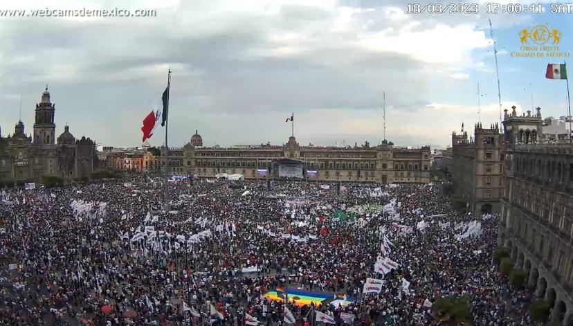 EN VIVO Simpatizantes de AMLO colapsan el Zócalo capitalino