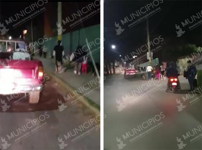 VIDEO Decenas de familias de La Purísima evacúan por fuga de gas en Texmelucan