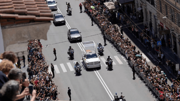 En los funerales del papa Francisco