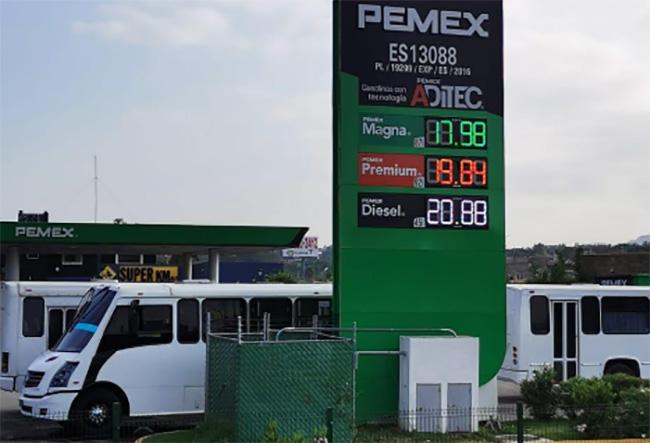 En Atlixco sube gasolina Premium 7 pesos por litro en 45 días