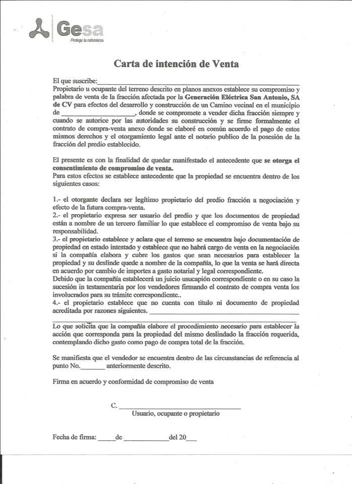 Intenta GESA madrugar a comunidades con Hidroeléctrica