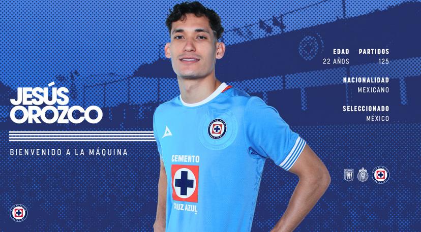 Jesús Orozco Chiquete, nuevo refuerzo de Cruz Azul