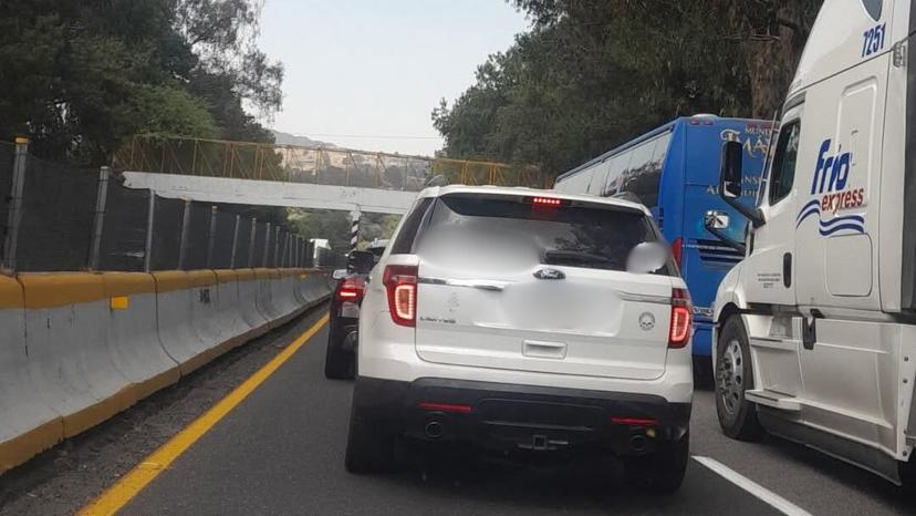 Ojo: habrá cortes de circulación en la Autopista México-Cuernavaca