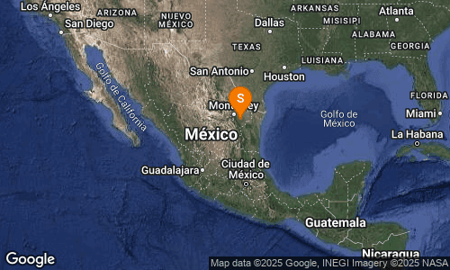Se registró Montemorelos, Nuevo León, sismo de 4.5 grados