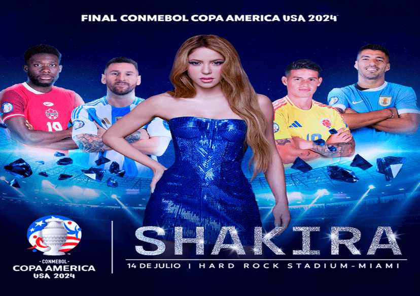 Shakira estará en la final de la Copa América 2024