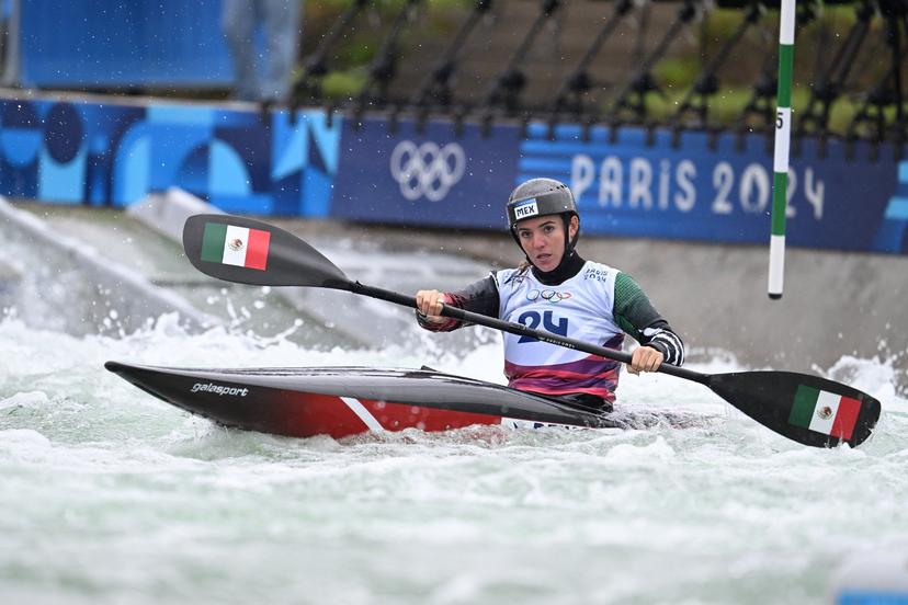 VIDEO Poblana Sofía Reinoso, eliminada en la prueba kayak individual de canotaje eslalon