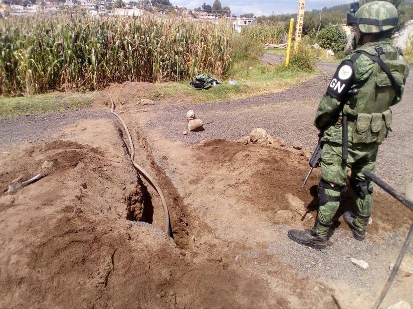 En Tlahuapan Guardia Nacional despliega operativo contra huachicoleros