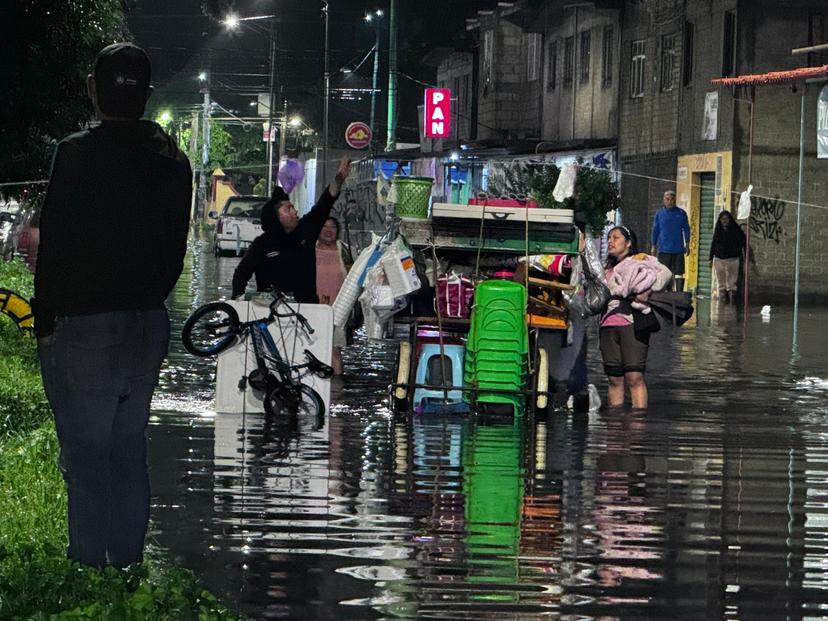 Tláhuac también está sufriendo con las inundaciones