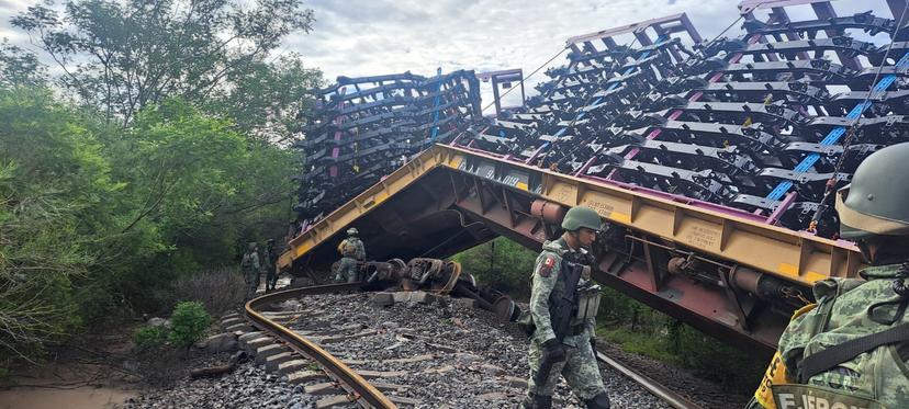 Se descarrilla tren de Ferromex en Sinaloa