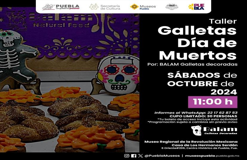 Preparan en Puebla actividades por Día de Muertos