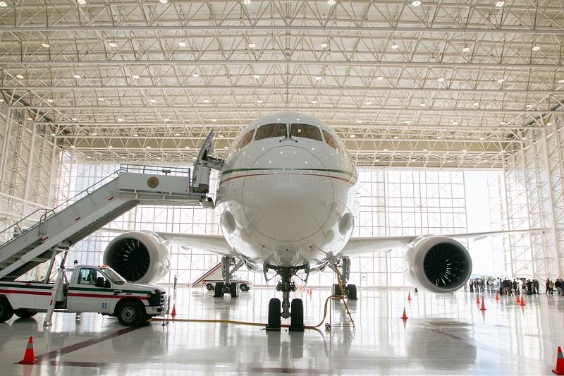 Ahora entregan el Hangar Presidencial del AICM al Ejército