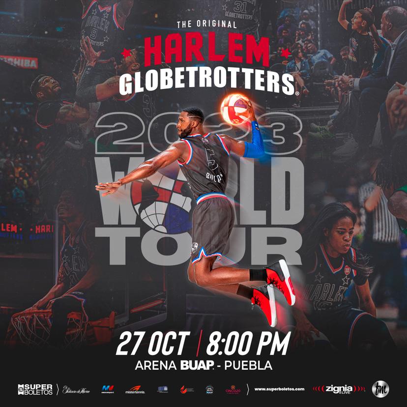 The Harlem Globetrotters el 27 octubre en Puebla