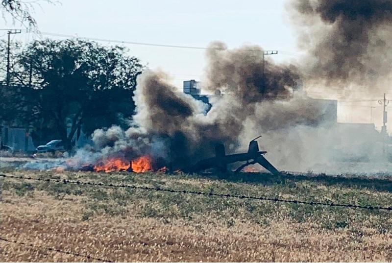 VIDEO Muere titular de Seguridad al caer helicóptero en Aguascalientes