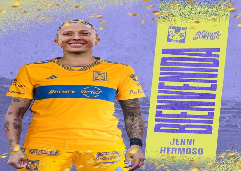 Tigres confirma fichaje de Jenni Hermoso