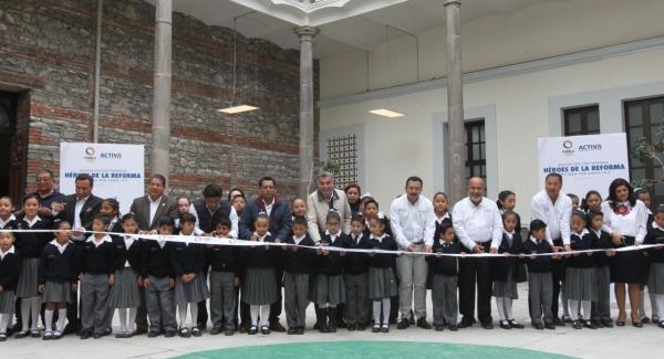 Gali entregan escuela Primaria Héroes de la Reforma