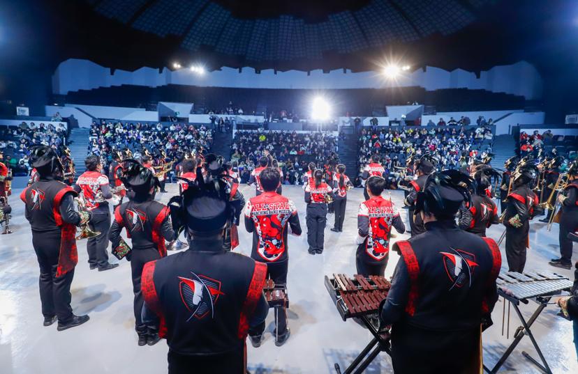 Abandera Gobierno de Puebla a jóvenes de All Star Marching Band