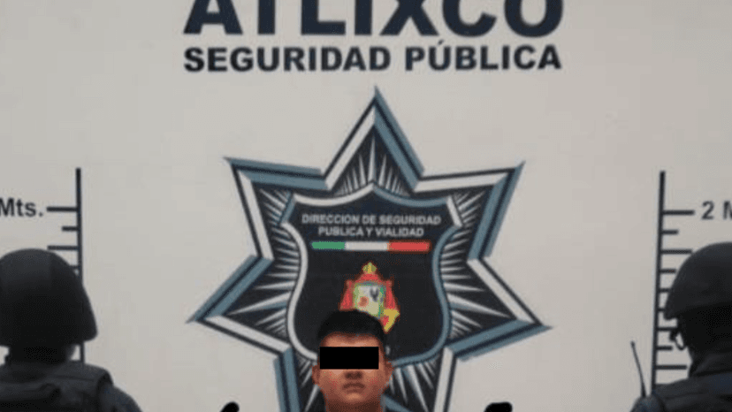 Cae posible implicado en muerte de joven en Atlixco