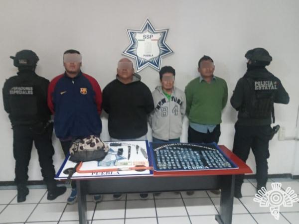 Detienen a Los HR en Puebla, dedicados al robo de tiendas departamentales