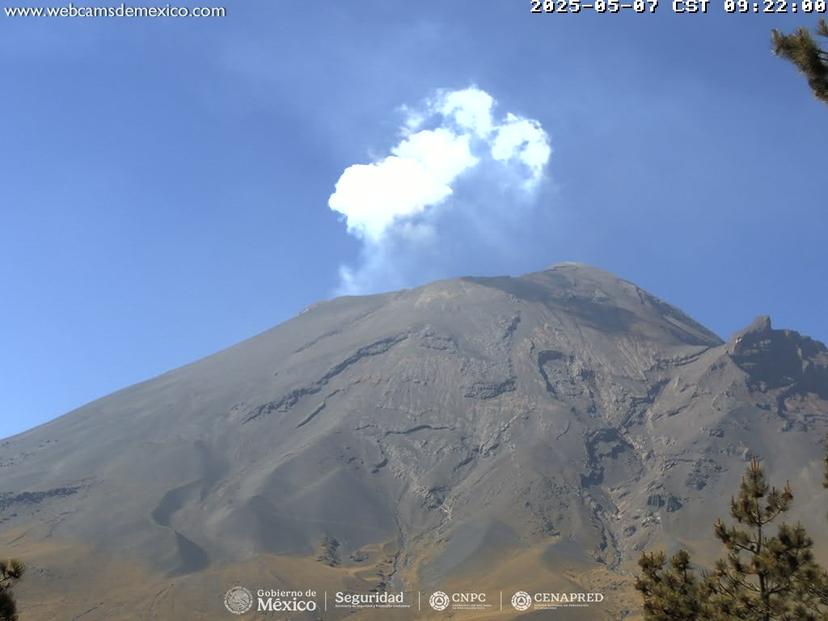 Popocatépetl aumenta de actividad con detectaron 62 exhalaciones en 24 horas