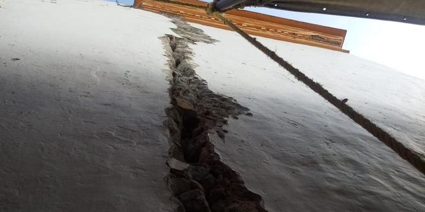 Iglesia de Puctla, en Izúcar, olvidada tras el sismo del 19 de septiembre