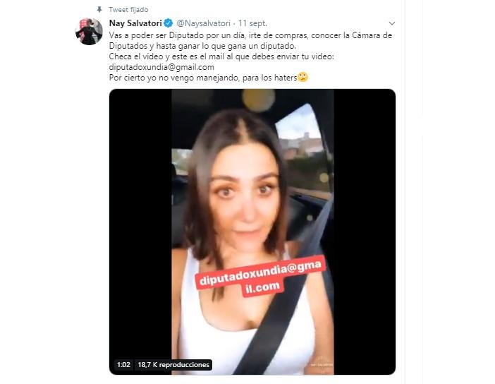 Frustrados y amargados, llama Nay Salvatori a los mexicanos