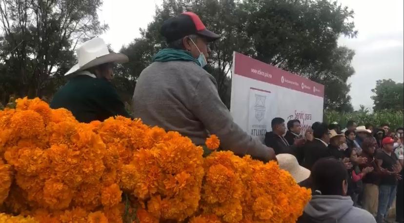 Inicia operativo de seguridad por venta de flor de muerto en Atlixco