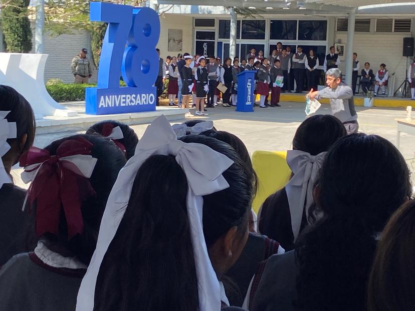 Festejan 78 años de la fundación de la secundaria Melchor Ocampo de Atlixco