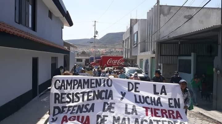 Llega a Atlixco caravana de campesinos en resistencia por el agua y la vida