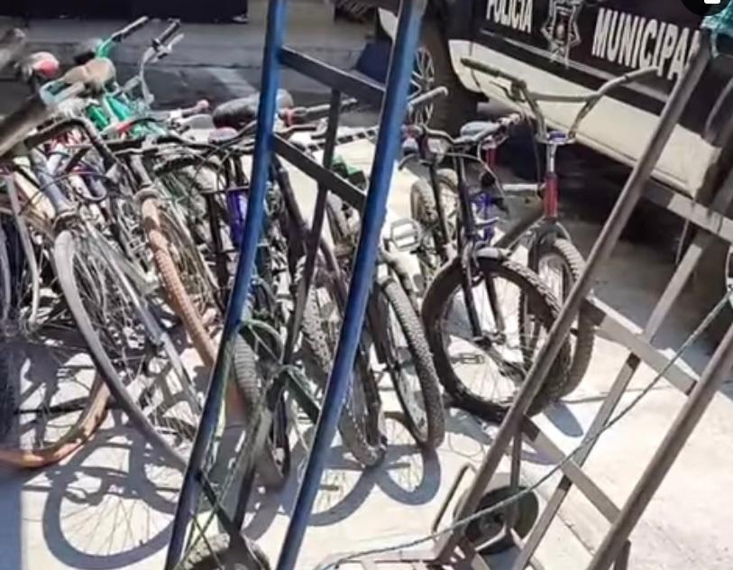 Más de 20 bicicletas en resguardo en la comisaría de Atlixco