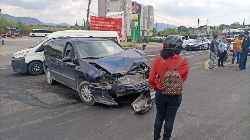 Asta bandera, el punto favorito para chocar en Atlixco