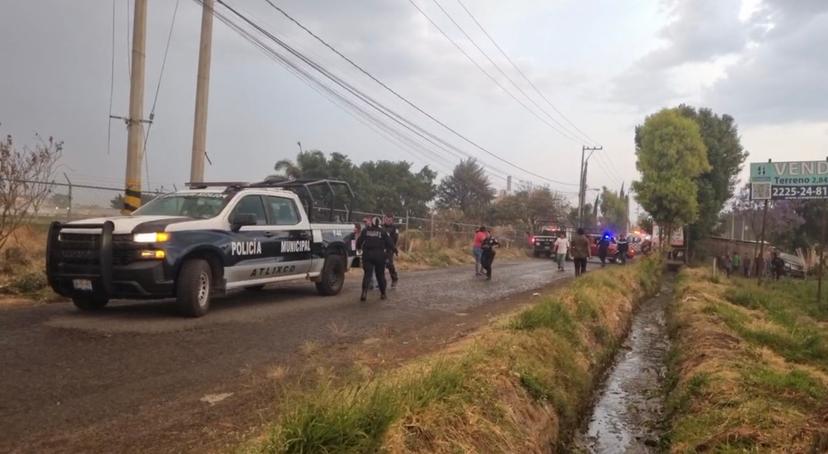 Luego de una persecución, camioneta atropelló a motociclista en Atlixco 