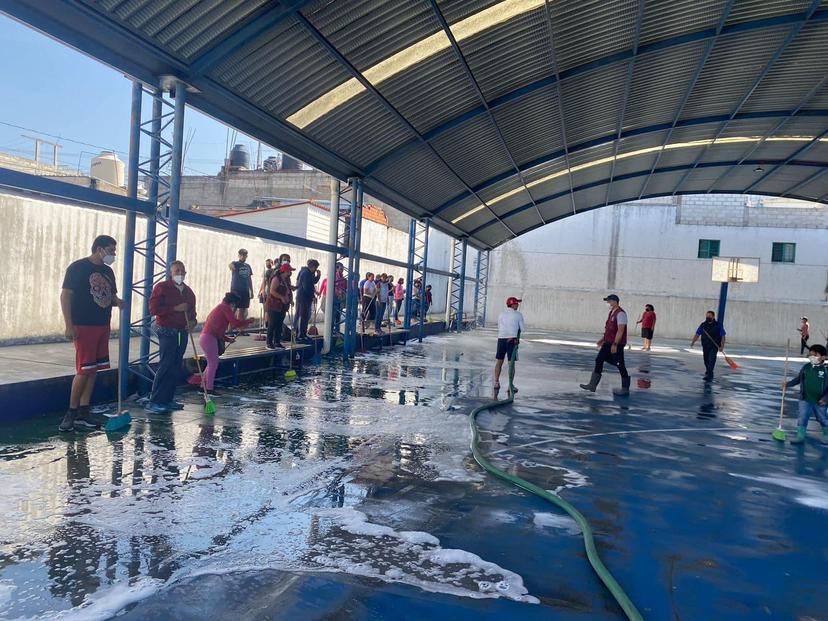 Usuarios deberán lavar unidades deportivas para poder reabrirlas en Atlixco